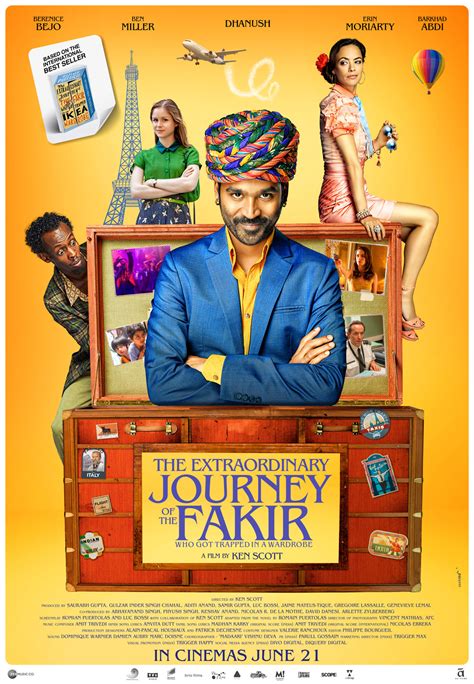 the extraordinary journey of the fakir 2018 cast